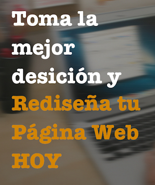 Rediseña tu página web con nosotros